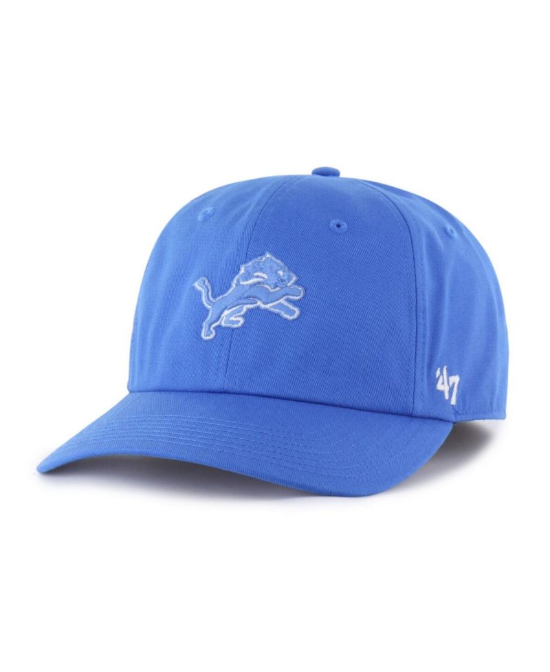 Men's Blue Detroit Lions Foundational Franchise Fitted Hat