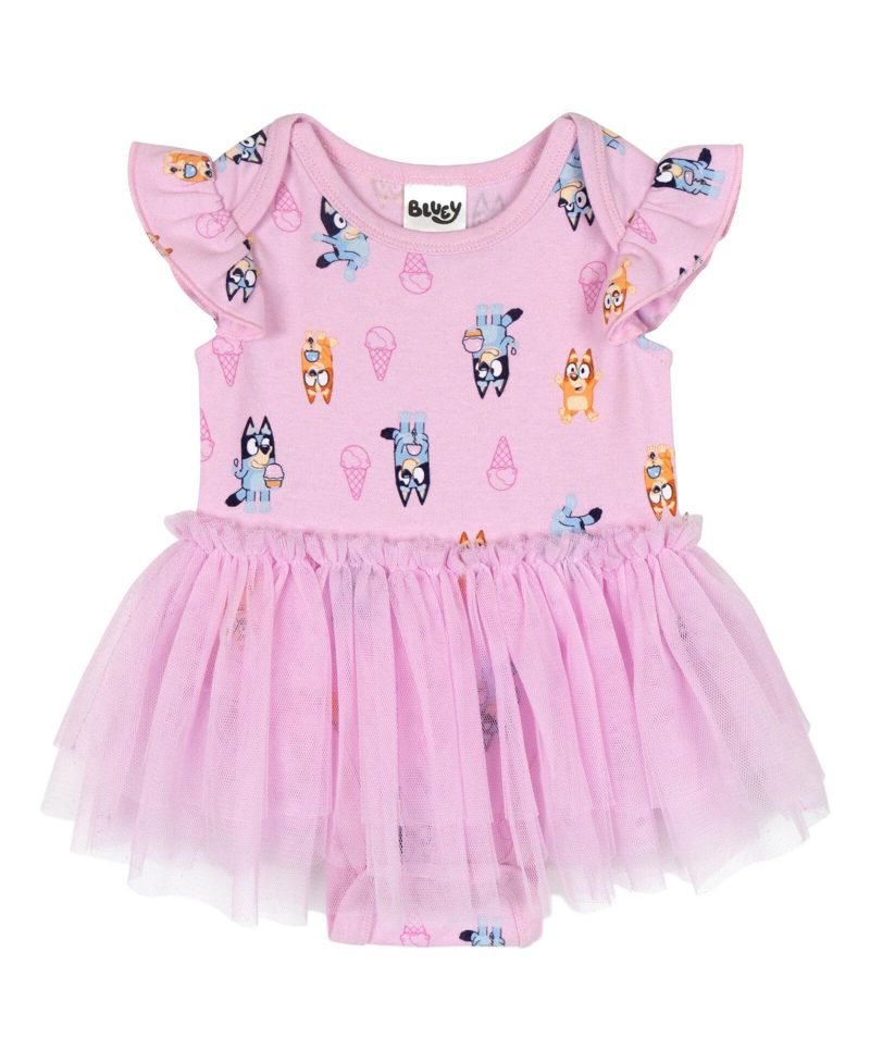 Baby Girls One Piece Tutu Bodysuit