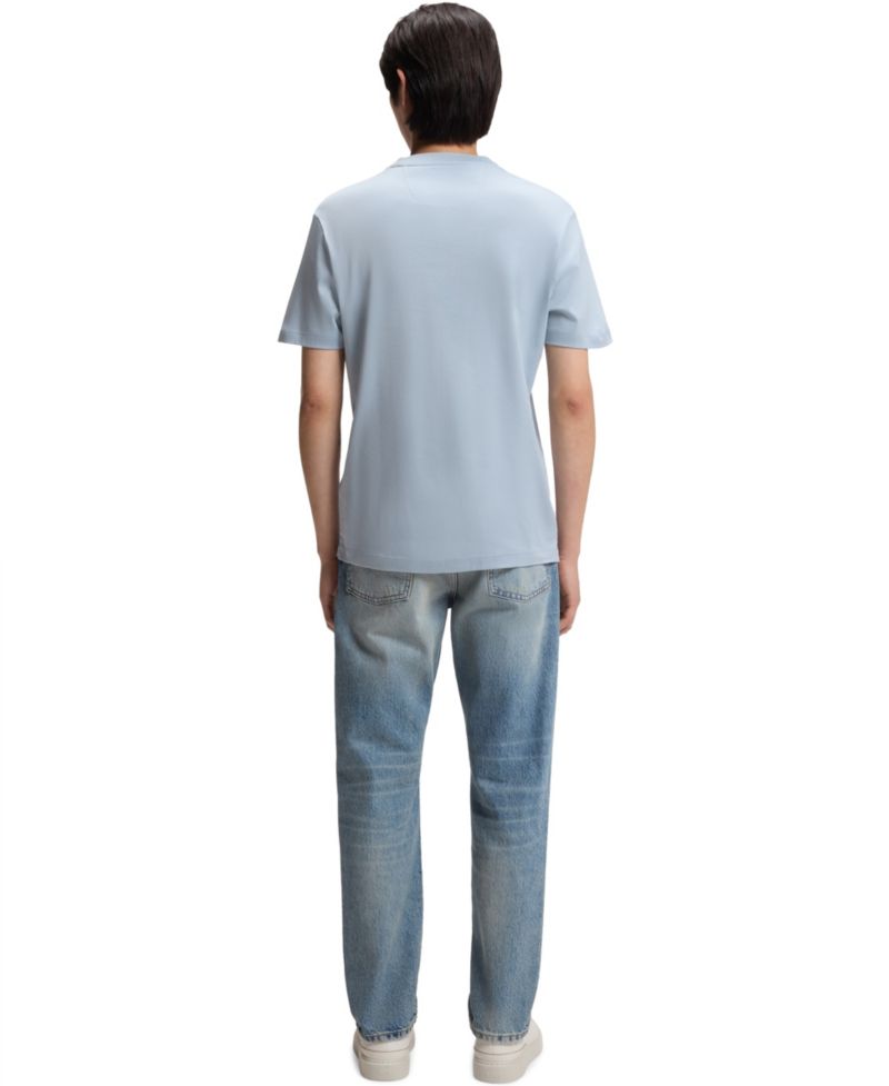 Men's Regular-Fit Mercerized-Cotton T-Shirt