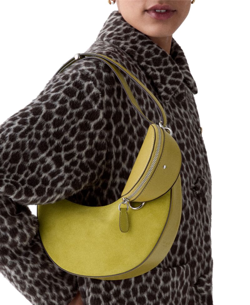 Duo Suede Small Crossbody Handbag