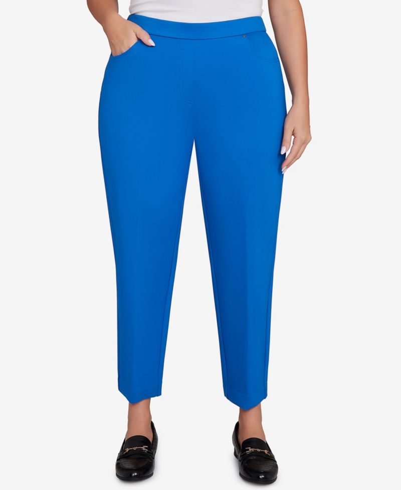 Plus Size Barcelona Stretch Ponte Knit Short Length Pant