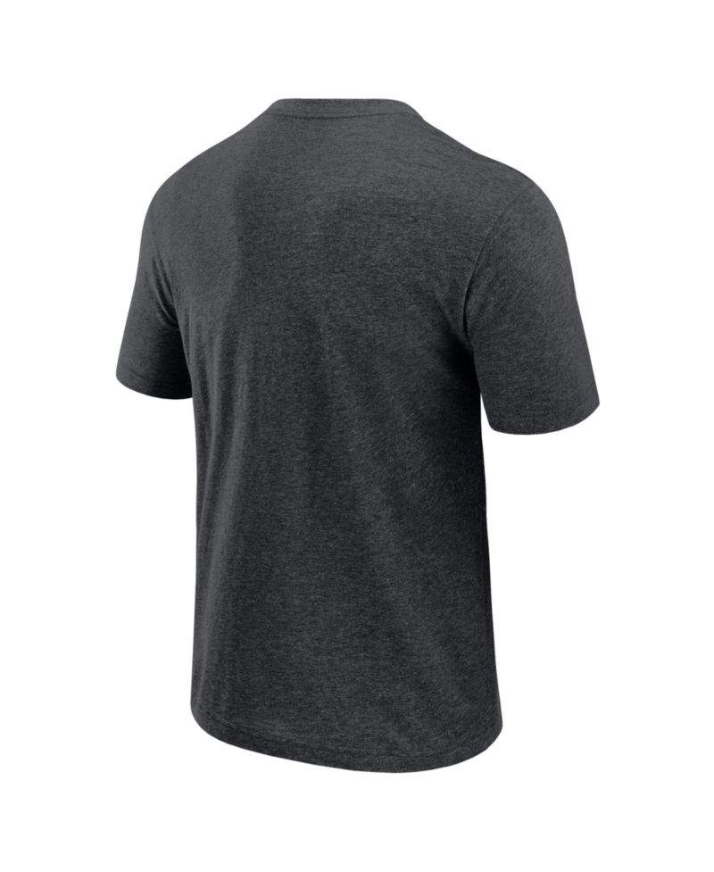 Men's Graphite Los Angeles Chargers Players Lounge Tri-Blend T-Shirt