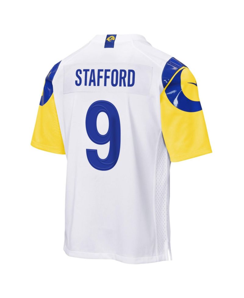 Big Boys and Girls Matthew Stafford White Los Angeles Rams Game Jersey