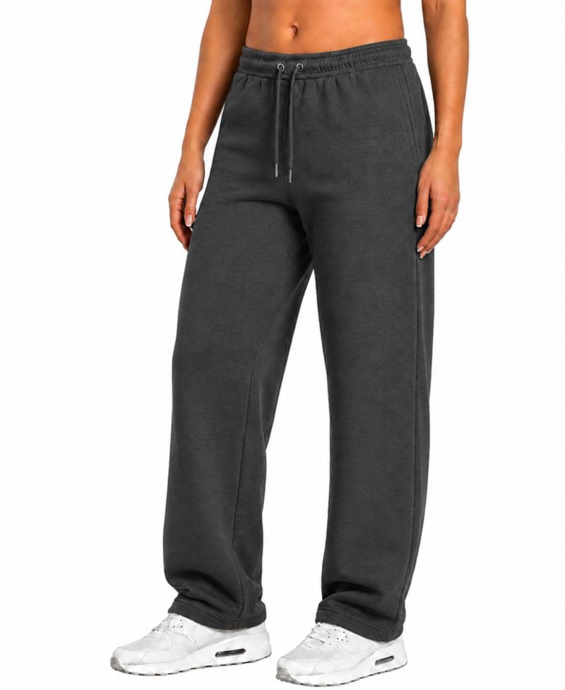 Women's Loose-Fit Wide-Leg Open-Bottom Sweatpants