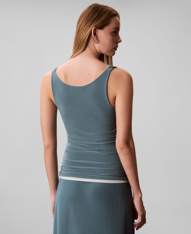 Women's Second Skin Reversible Sleeveless Tank Top