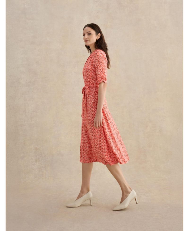 Women's Cathy 3/4 Sleeve Jersey Midi Dress