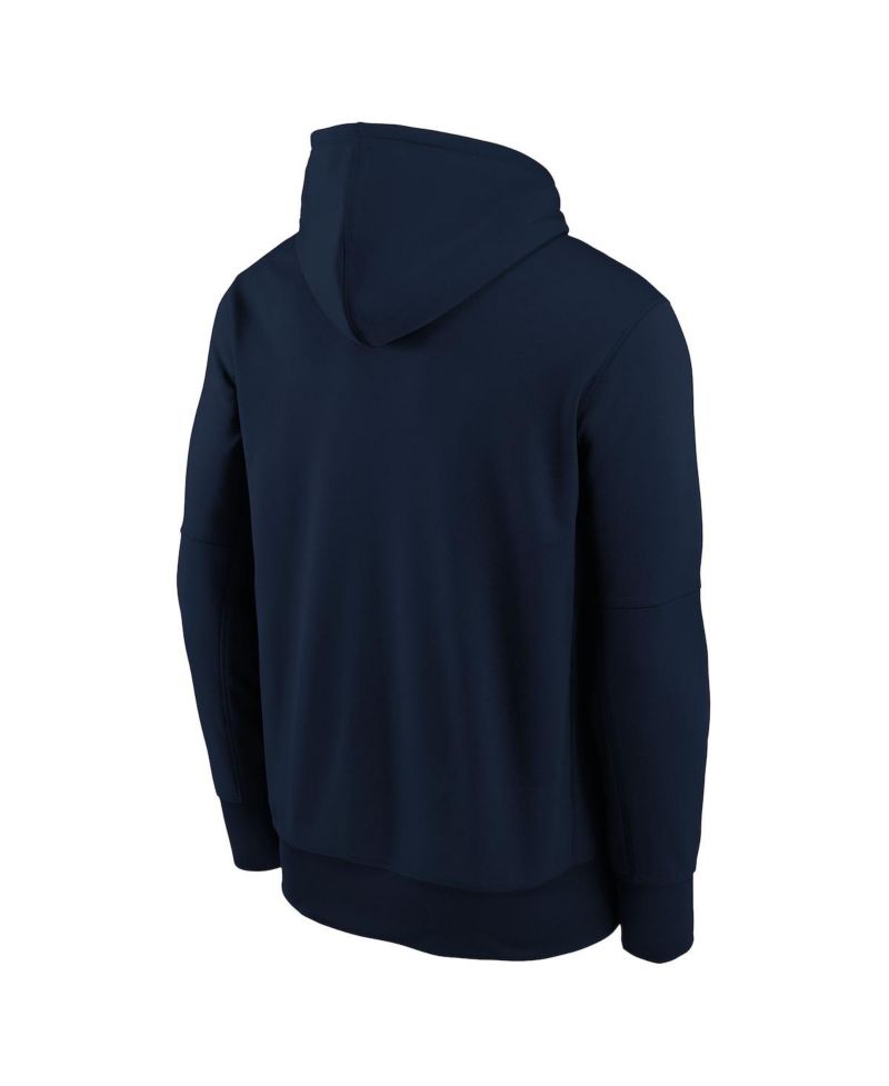 Big Boys and Girls Navy Detroit Tigers Authentic Collection Therma-FIT Hoodie