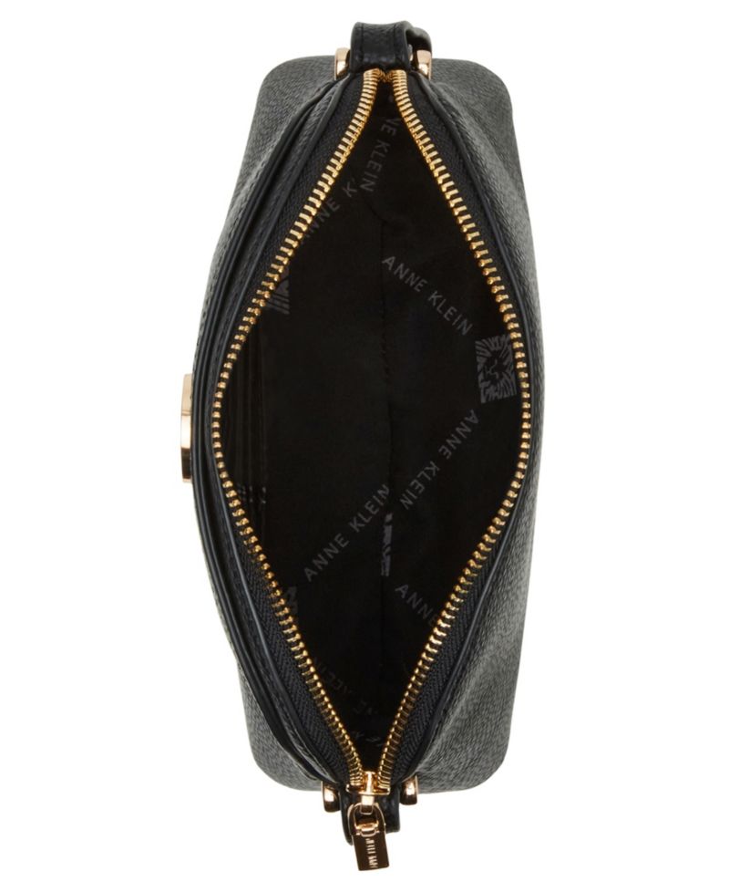 Dome Zip Top Detachable Card Case Crossbody Bag