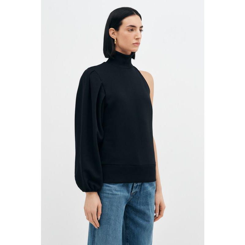 Women's Rhett One Voluminous Sleeve Asymmetric Casual Sweatshirt