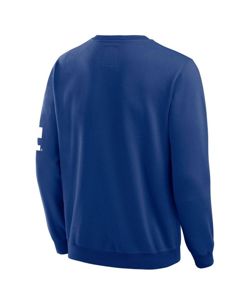 Darius Rucker Collection by Fanatics Men's Royal Los Angeles Dodgers Washed Crew Neck Pullover Sweatshirt