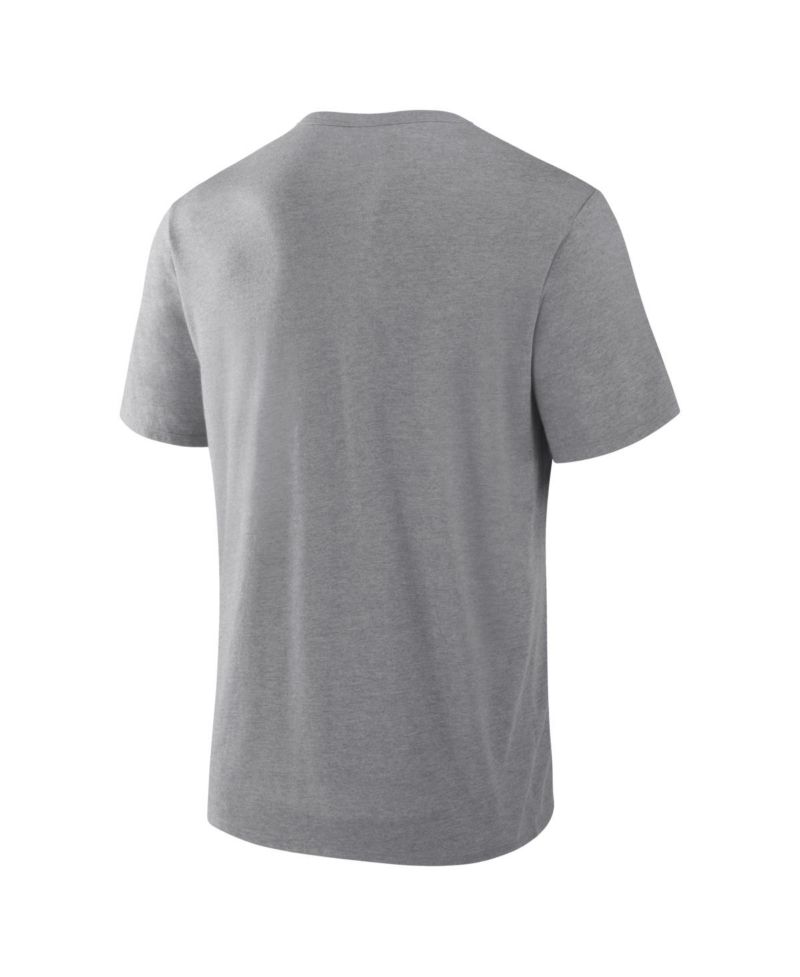 Men's Heather Gray Boston Red Sox Play Tribute Tri-Blend T-Shirt
