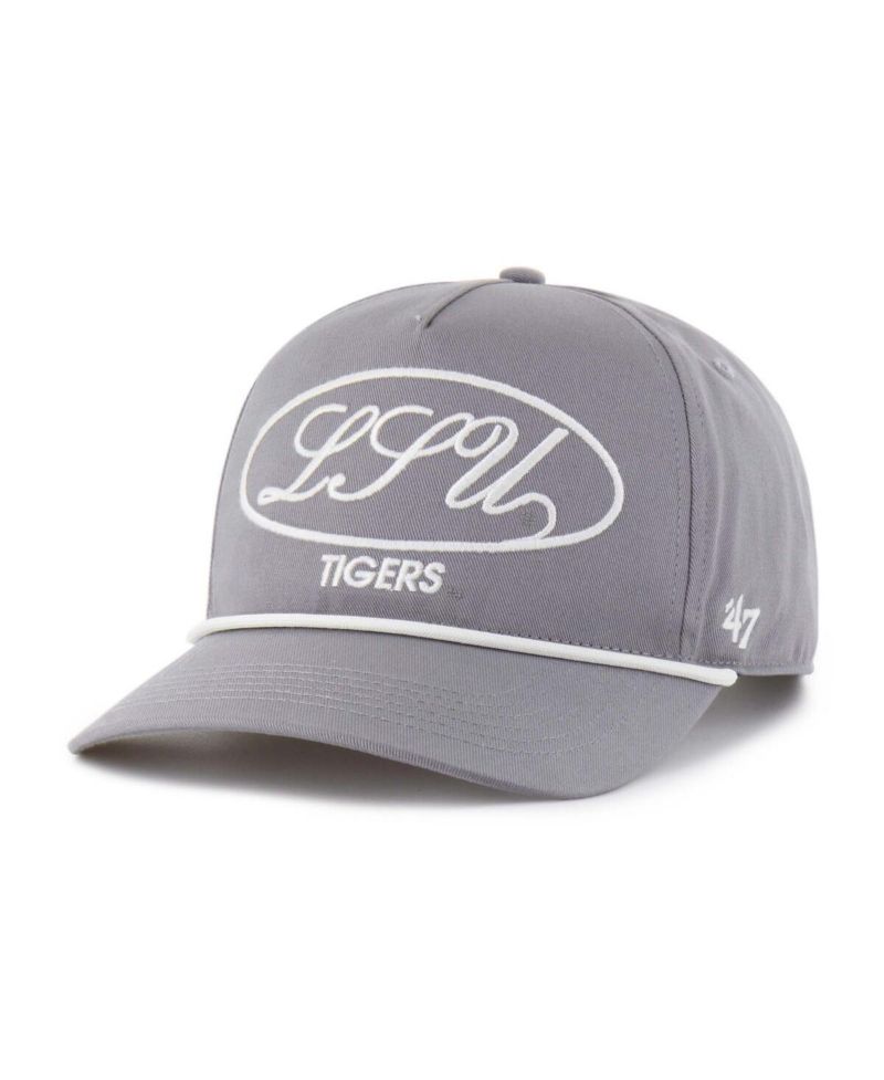 Men's Gray LSU Tigers Contemporary Basics Foundational Rope Hitch Adjustable Hat