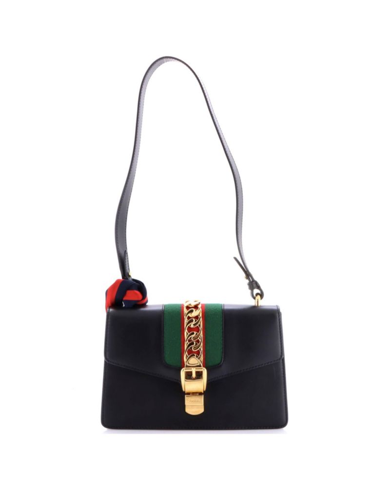 Small Sylvie Shoulder Bag Leather