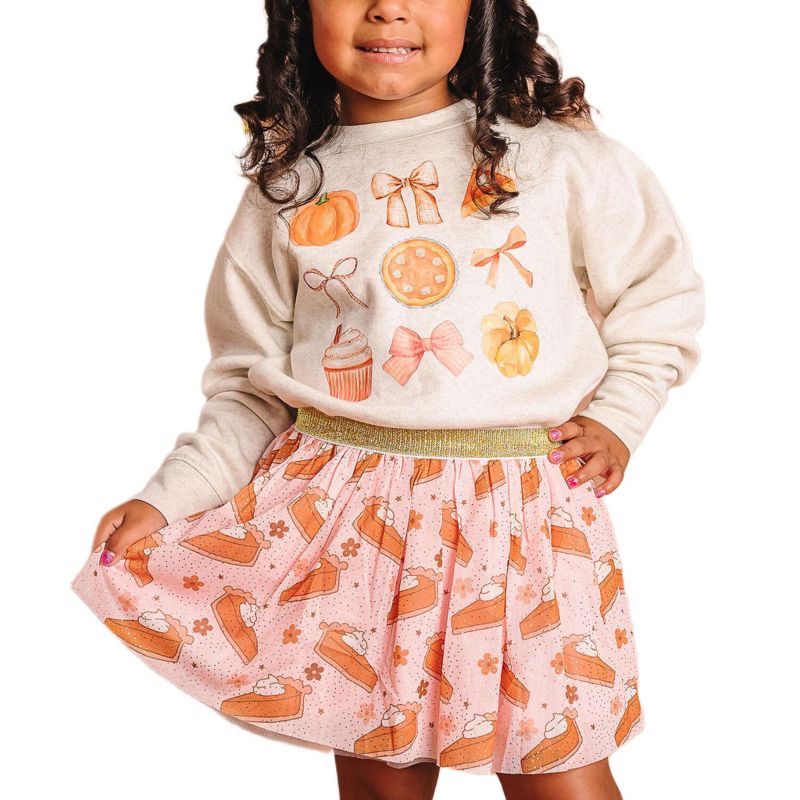 Baby Girls Pumpkin Pie Thanksgiving Tutu Skirt
