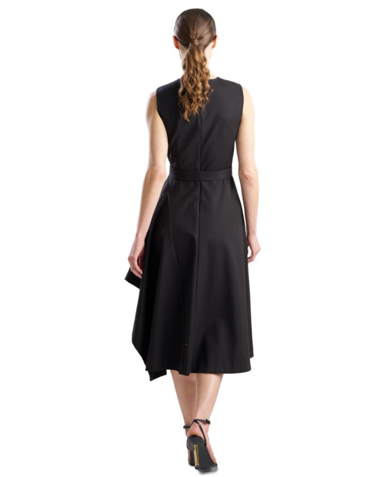 Women's Crew Neck Midi Dress