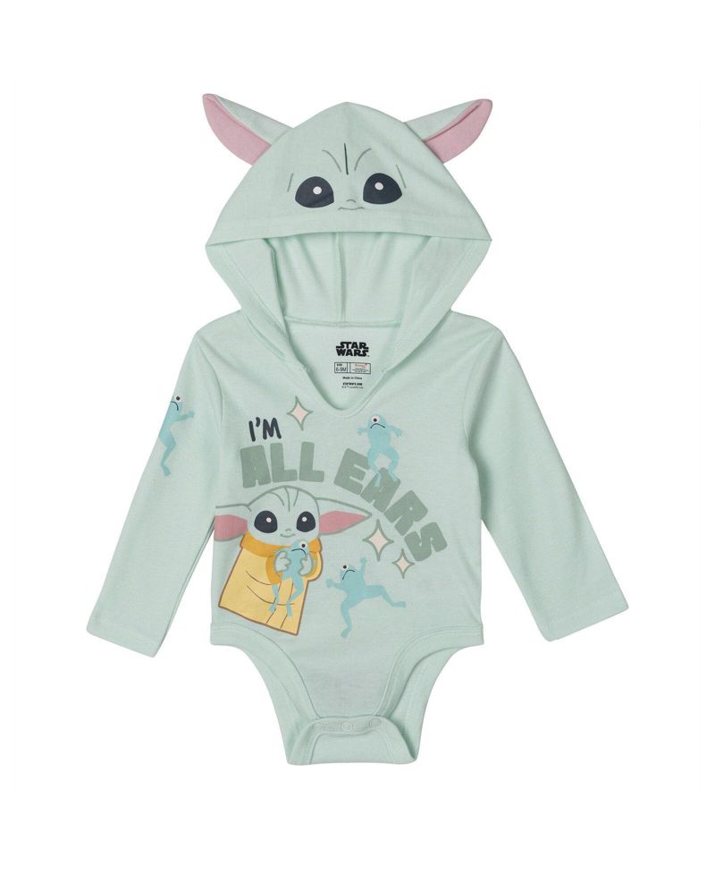Baby Boys' ( New born to 24 M ) Star Wars Cosplay Hooded Bodysuit