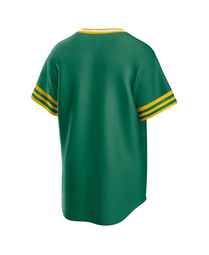 Men's Kelly Green Oakland Athletics Road Cooperstown Collection Team Jersey