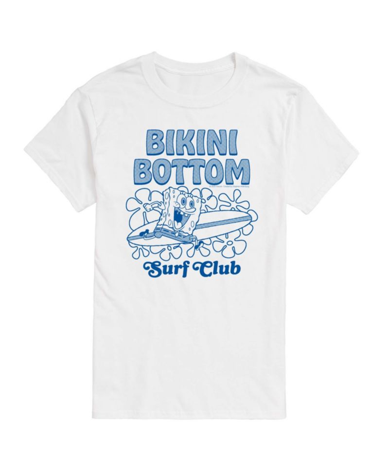 Men's SpongeBob SquarePants Bikini Bottom Surf Graphic T-Shirt