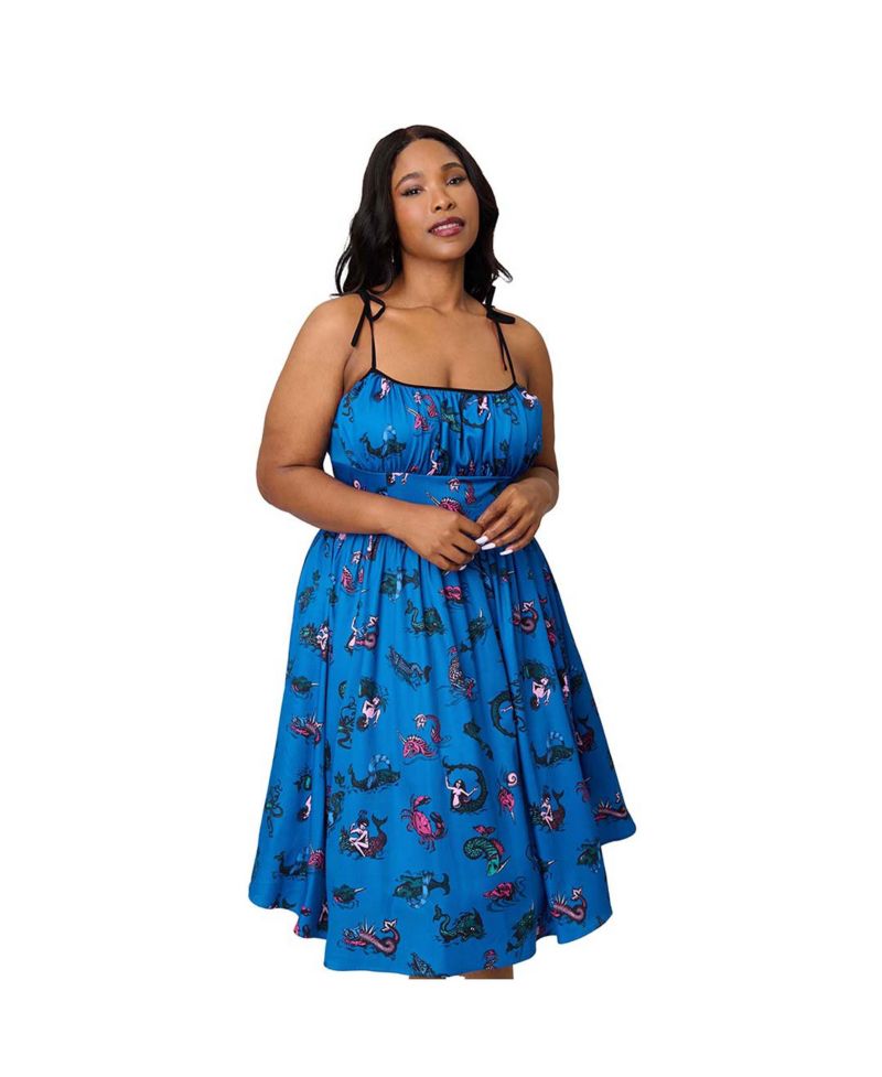 Plus Size Cotton Swing Dress