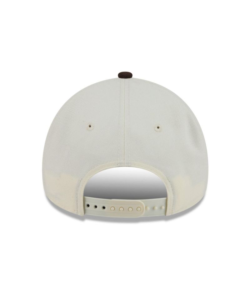 Men's Cream/Brown Minnesota Vikings Pumpkin Spice A-Frame 9FORTY Adjustable Hat