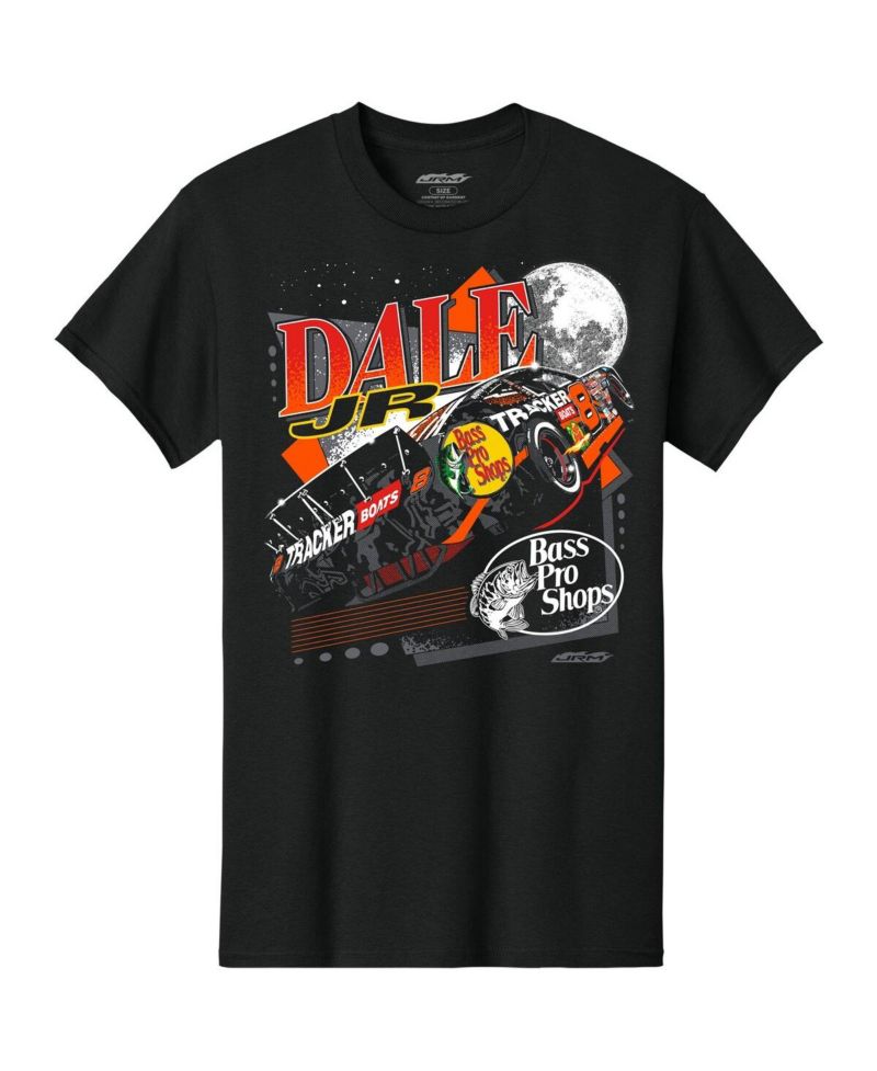 Men's Black Dale Earnhardt Jr. Bass Pro Shops 8 T-Shirt