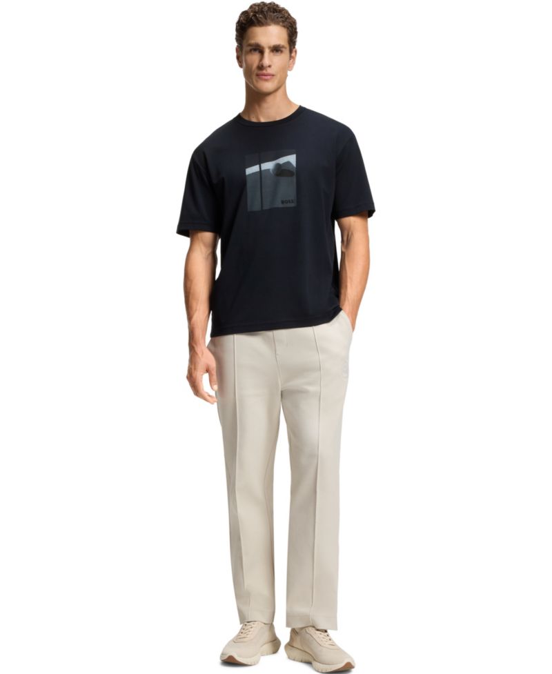 Men's Tennis Artwork Pima-Cotton T-Shirt