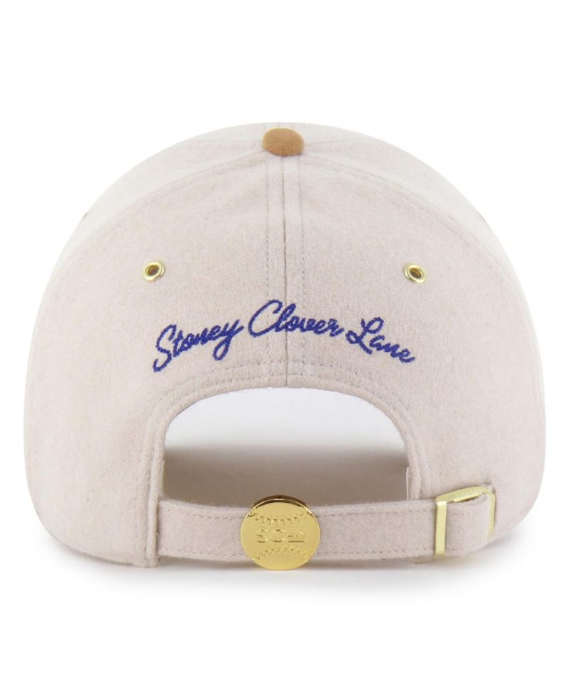 Men's x Natural/Tan New York Mets Script Charm Clean Up Adjustable Hat