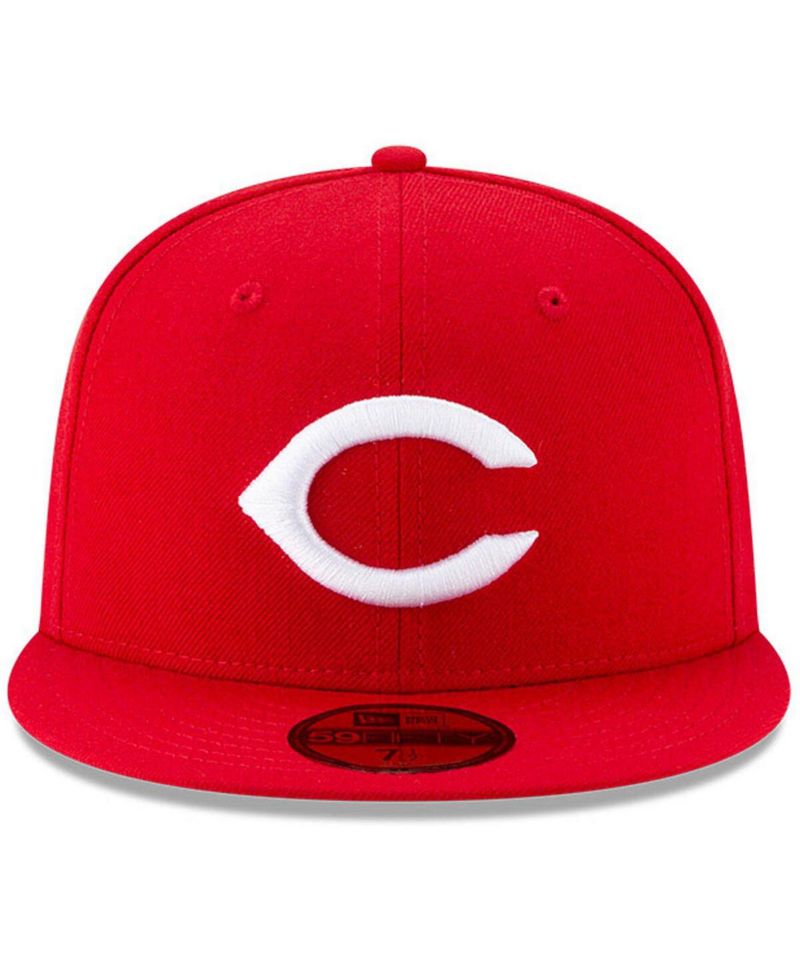 Men's Red Cincinnati Reds 1990 World Series Wool 59FIFTY Fitted Hat
