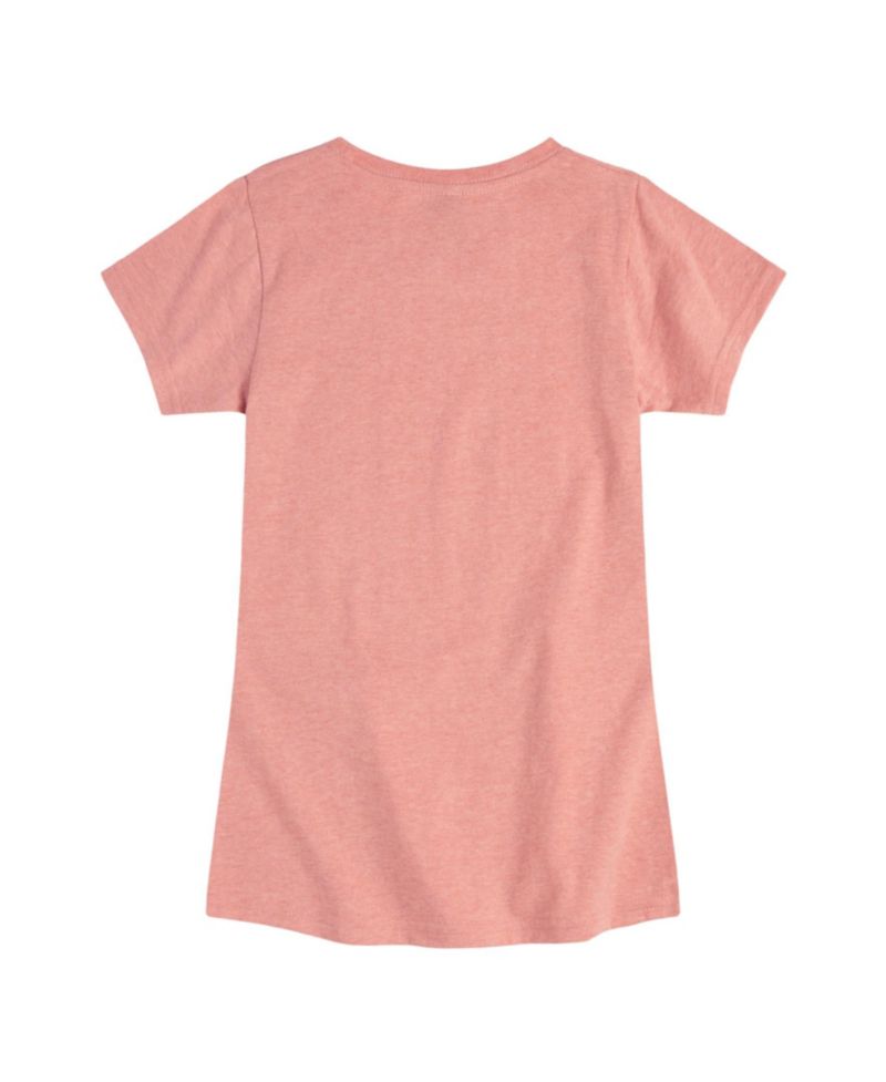 Big Girls Hoppy Easter Graphic Short Sleeve T-Shirt