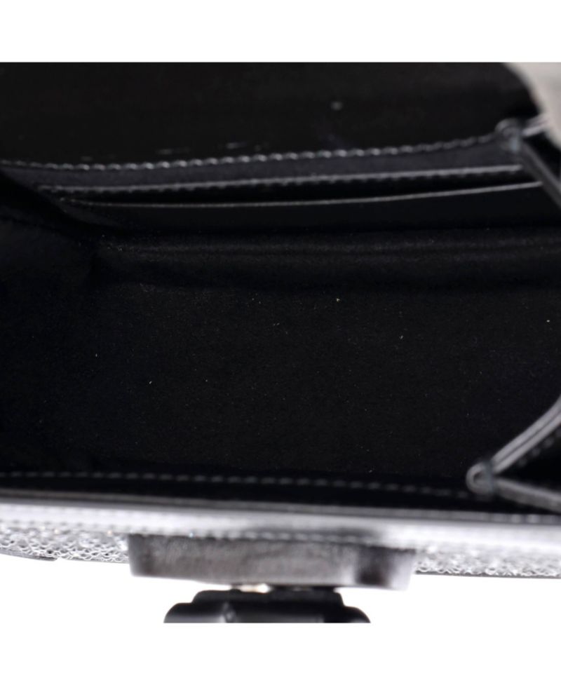 Mini Bamboo 1947 Top Handle Bag Crystal Embellished GG Canvas