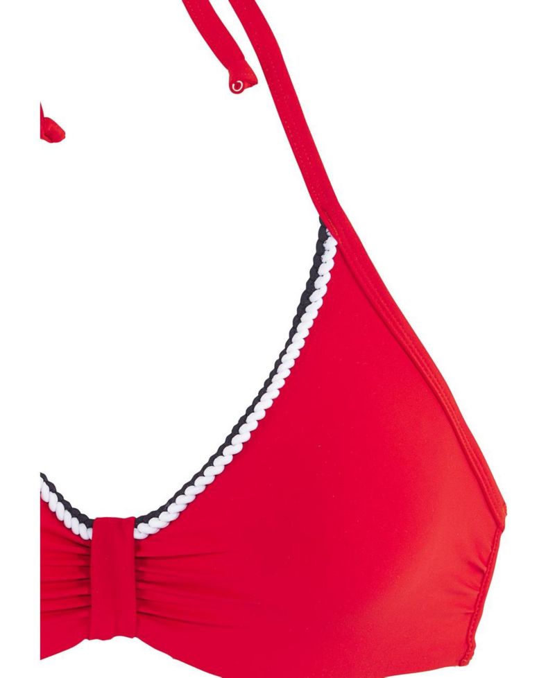 Women's Contrast Trim Underwire Bikini Top