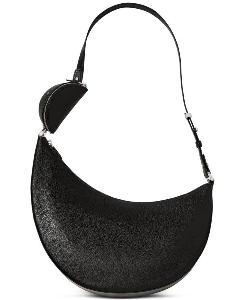 Duo Large Pebbled Leather Crossbody Bag