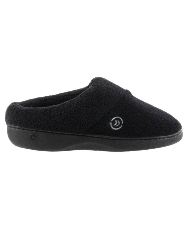 Women's Micro Terry Sport Hoodback Slippers