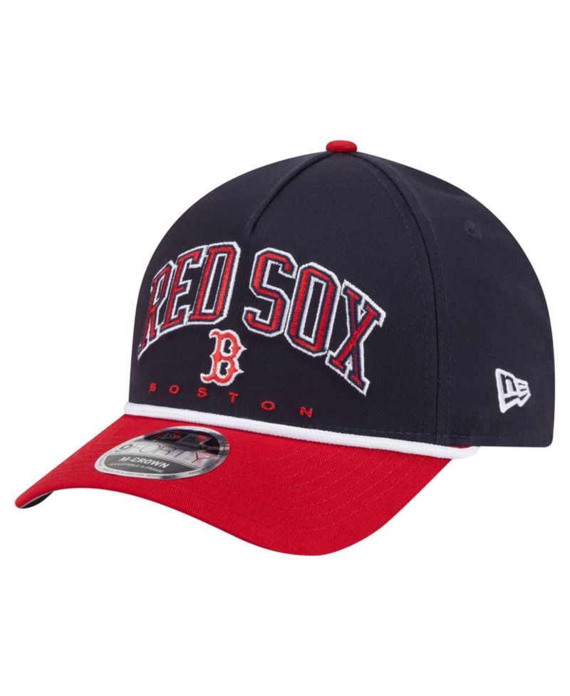 Men's Navy/Red Boston Red Sox Arch 9FORTY A-Frame M-Crown Adjustable Hat