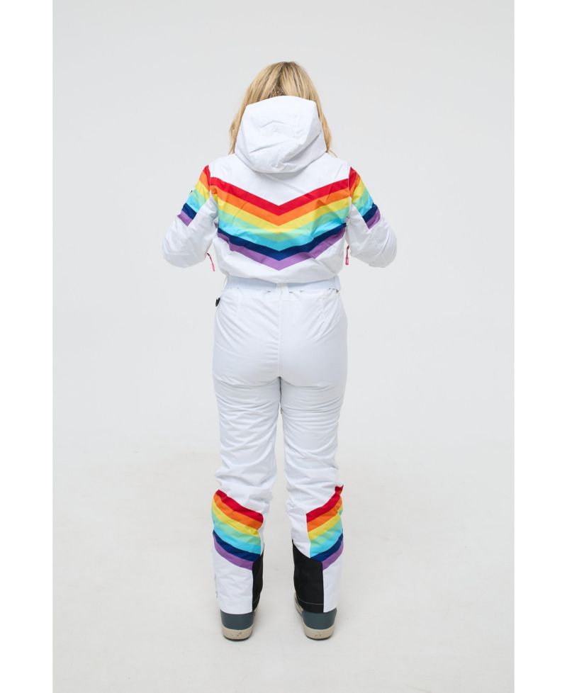 Women's Rainbow Road Curved Female Ski Suit