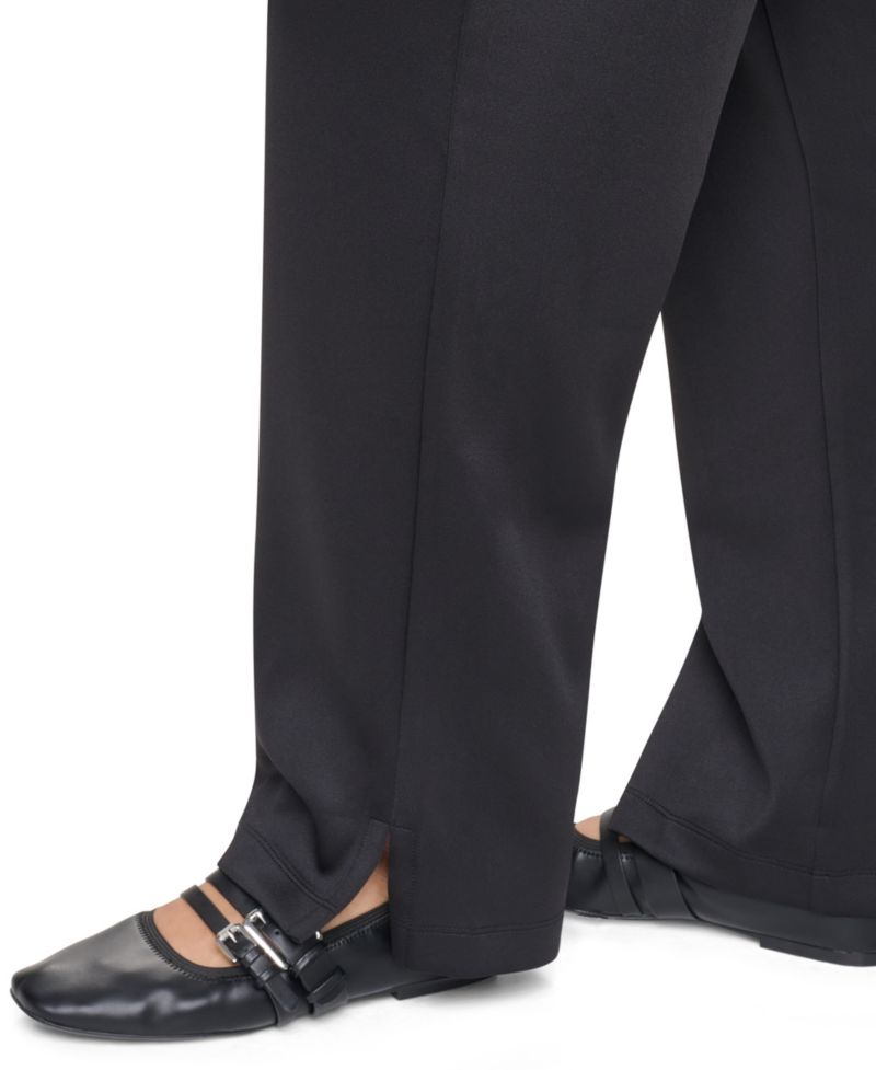 Women's Pins & Patches Wide-Leg Knit Drawstring Pants