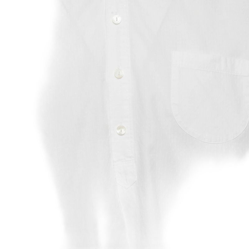 Men's White Cotton Half Sleeve Shirt