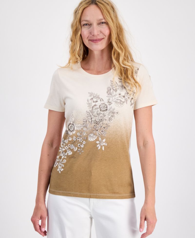 Women's Ombr&egrave; Graphic Tee