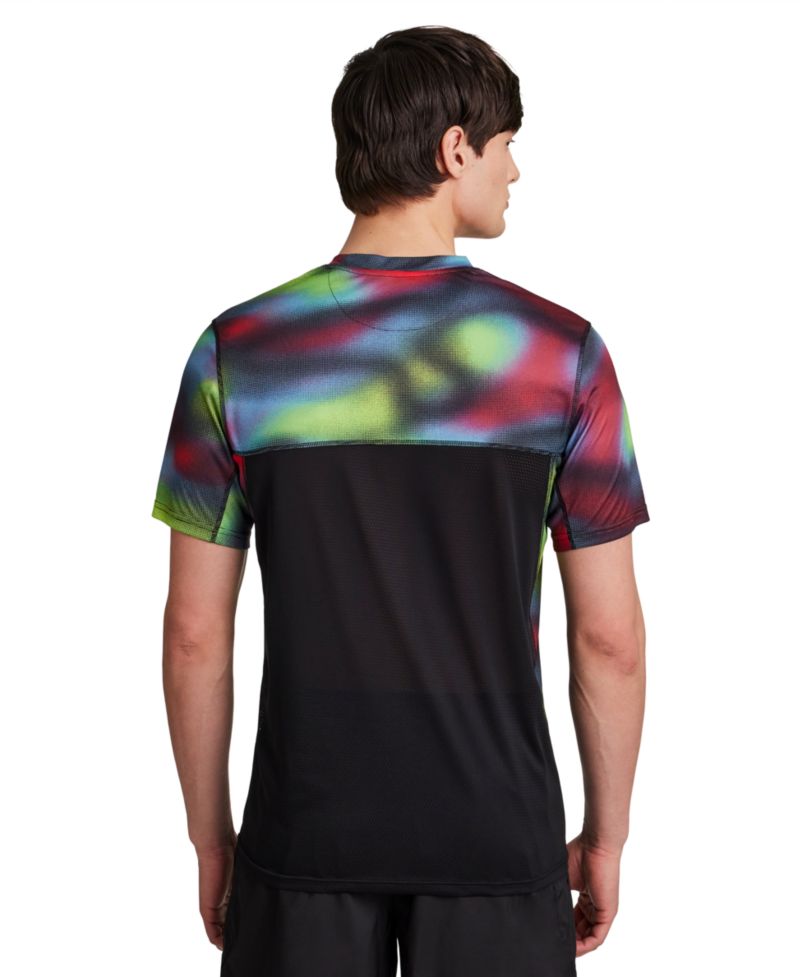 Men's Run Distort All Over Print Speed Crewneck T-Shirt