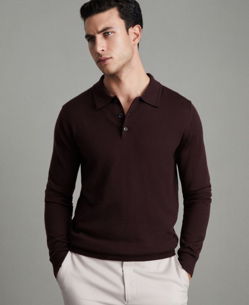 Men's Trafford Merino Wool Polo Shirt