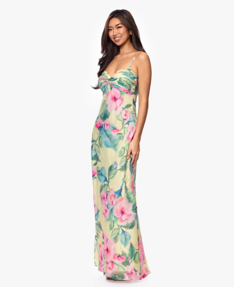 Women's Floral Print Maxi Dress