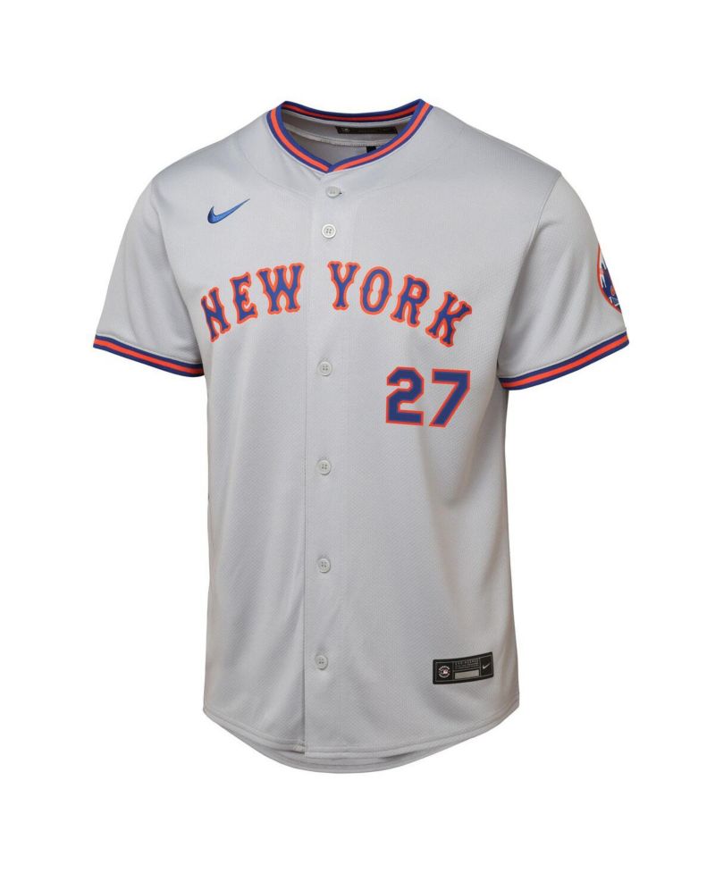 Big Boys and Girls Mark Vientos Gray New York Mets Road Limited Jersey