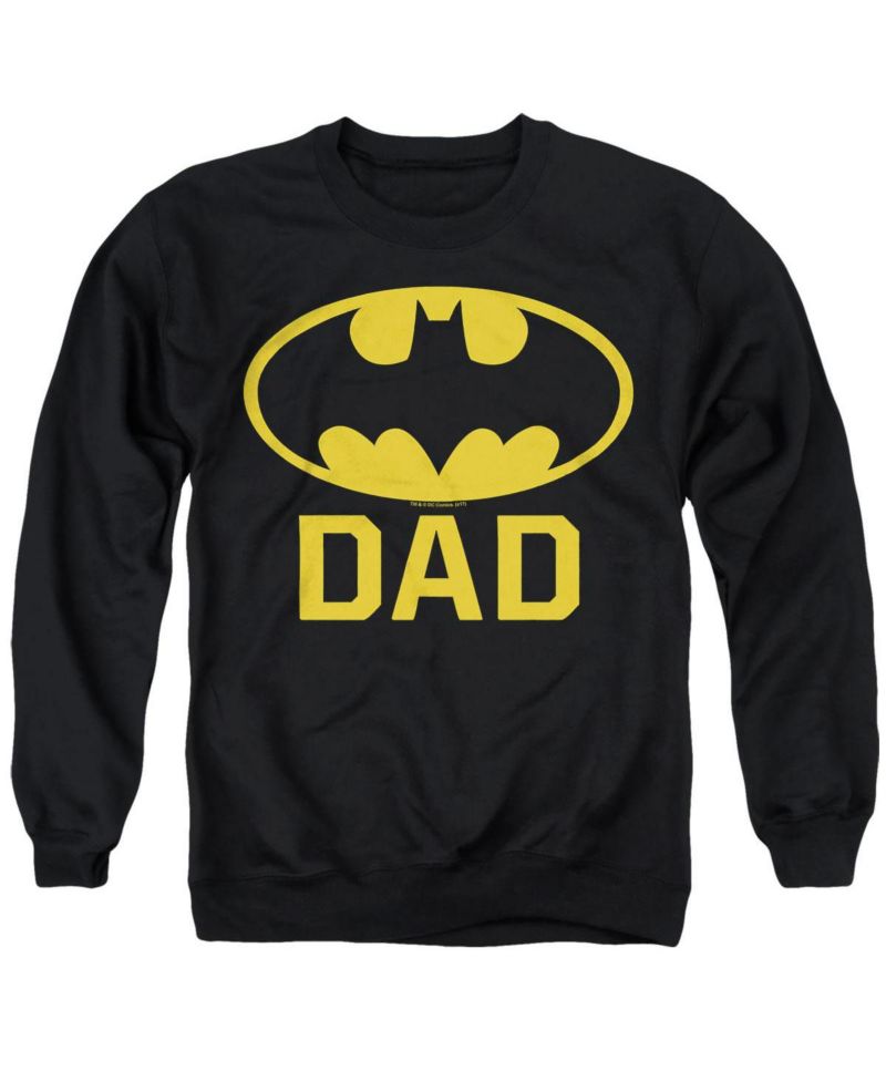 Men's Bat Dad Graphic Holiday Crewneck Sweatshirt