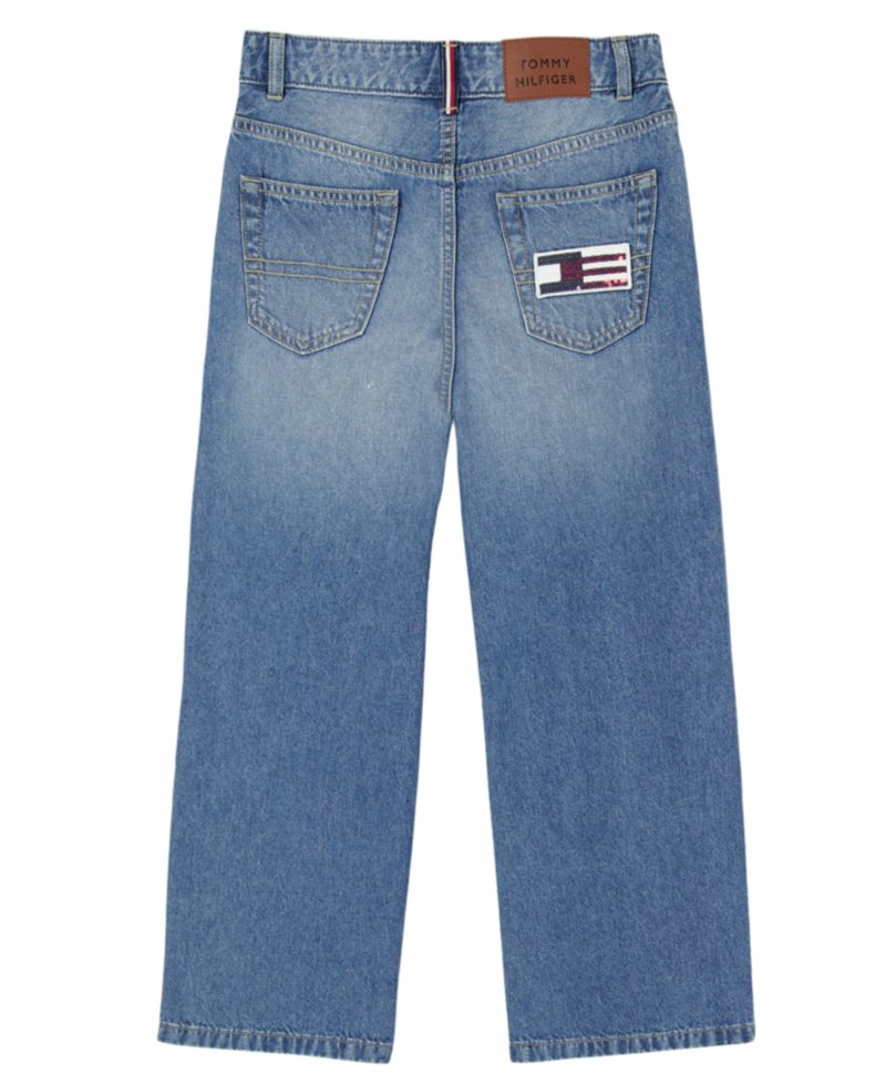 Girls' 7-16 Wide-Leg Jeans