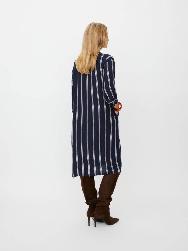 Women's Striped Midi Dress