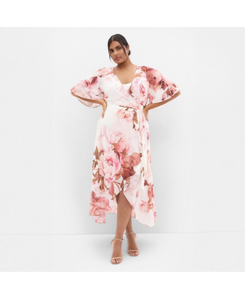 Plus Size Lovers Lane Print Dress