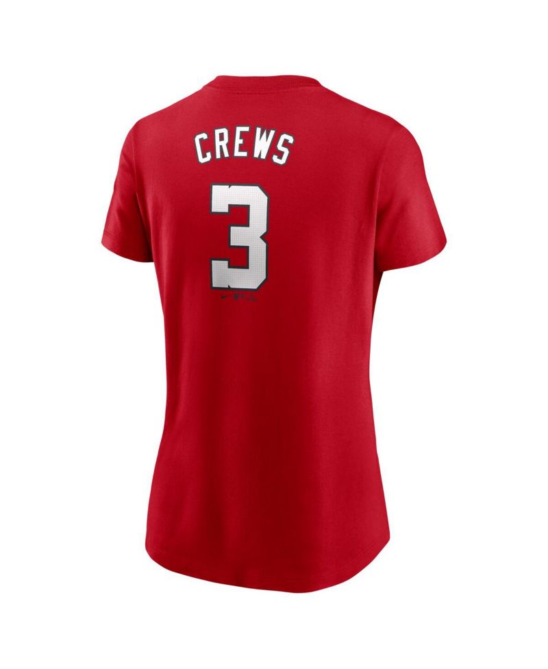 Women's Dylan Crews Red Washington Nationals Fuse Name & Number T-Shirt