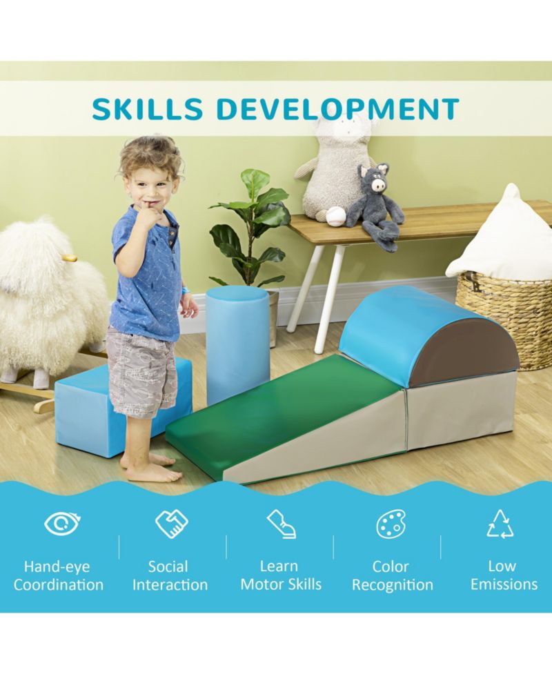 Baby Climb and Crawl Activity Playset Soft, 5-Piece Set