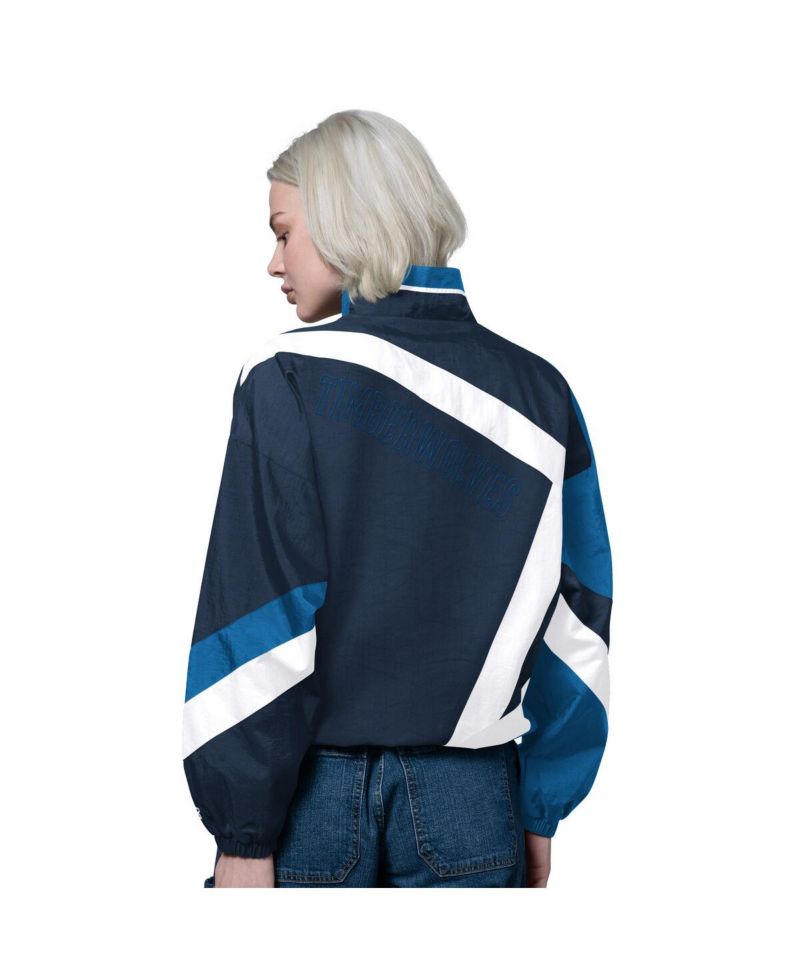 Women's Navy/Blue Minnesota Timberwolves 1st Quarter Full-Zip Jacket