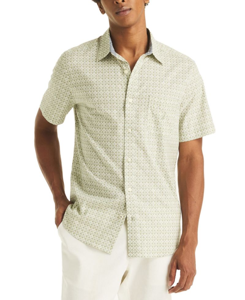 Men's Printed Short-Sleeve Shirt